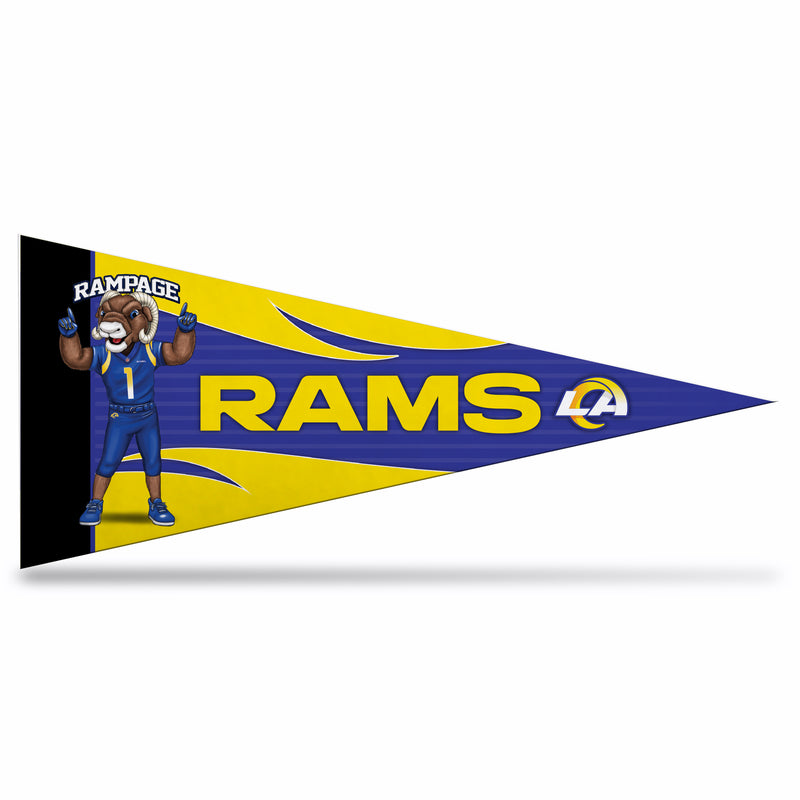 Los Angeles Rams Mascot Mini Pennants - Pack of 8 for $9.99