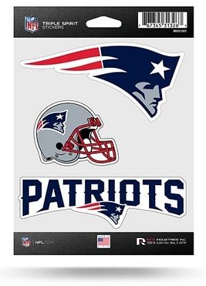 New England Patriots NFL 3 Pack Stickers