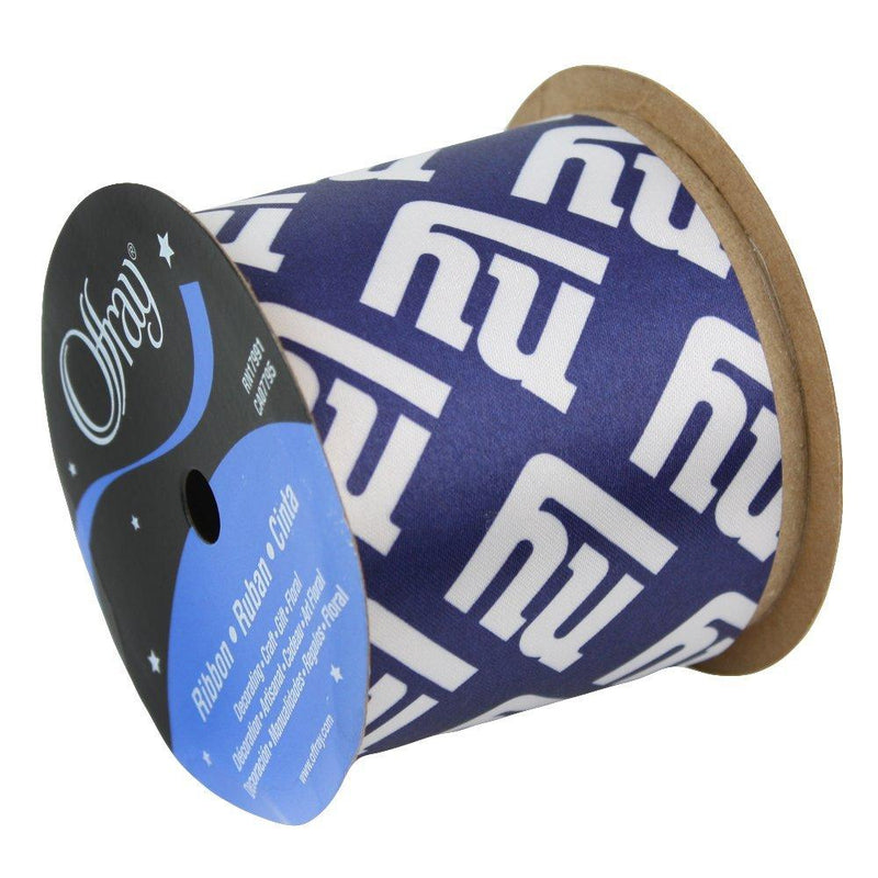 Giants NFL Printed Ribbon