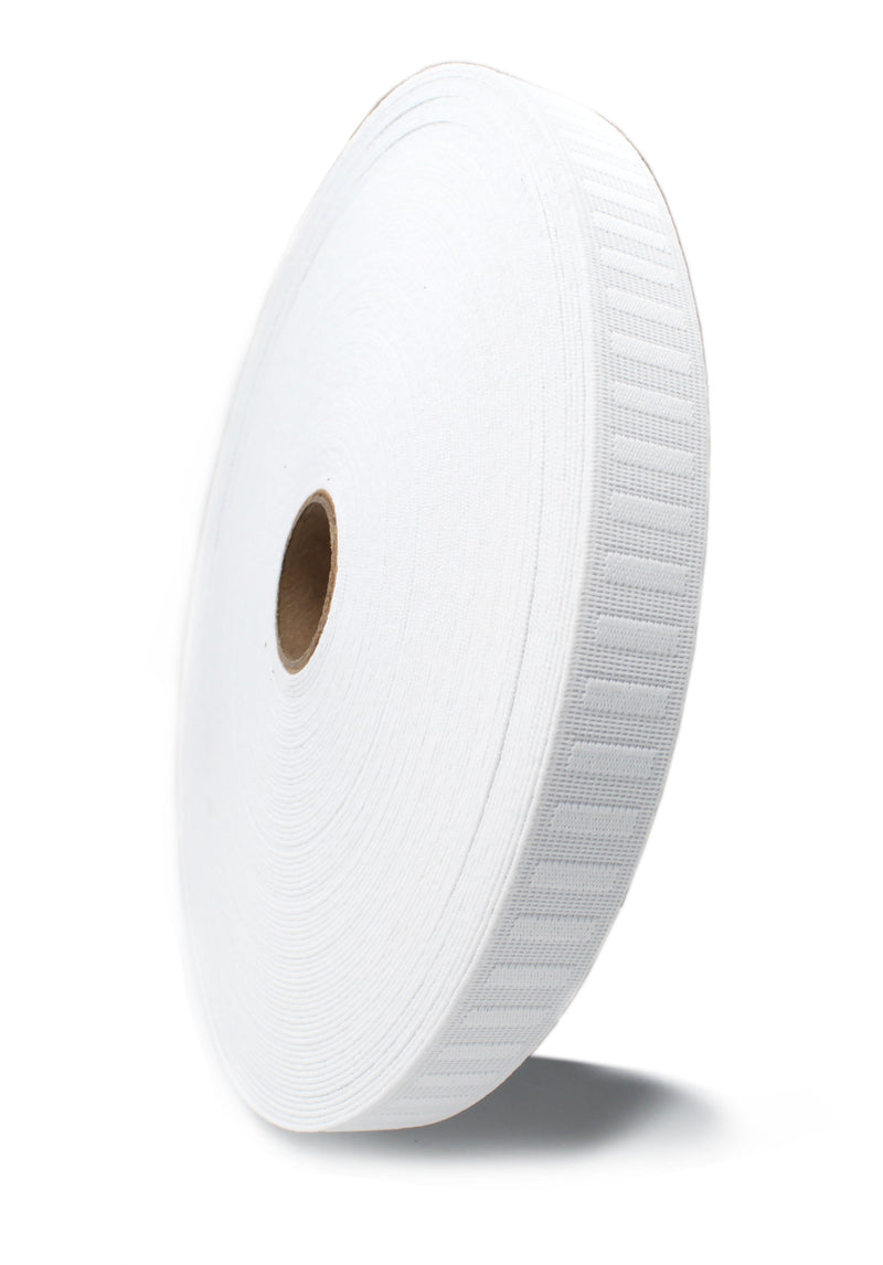 Non-Roll Woven Elastic - Black or White