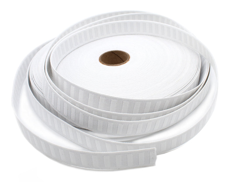 Non-Roll Woven Elastic - Black or White