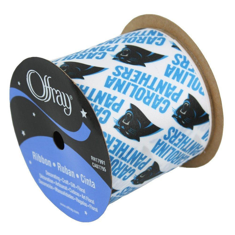 Panthers NFL Printed Ribbon