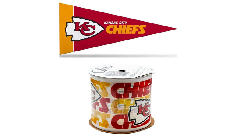 Kansas City Chiefs 2.5" - Officially Licensed - NFL Ribbon