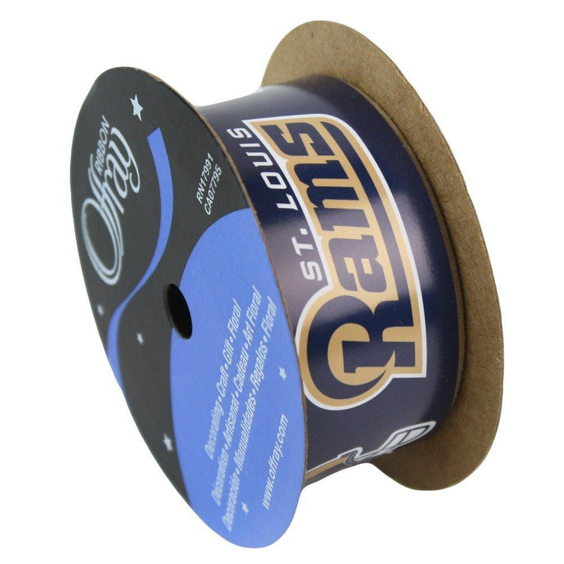 Rams NFL Printed Ribbon