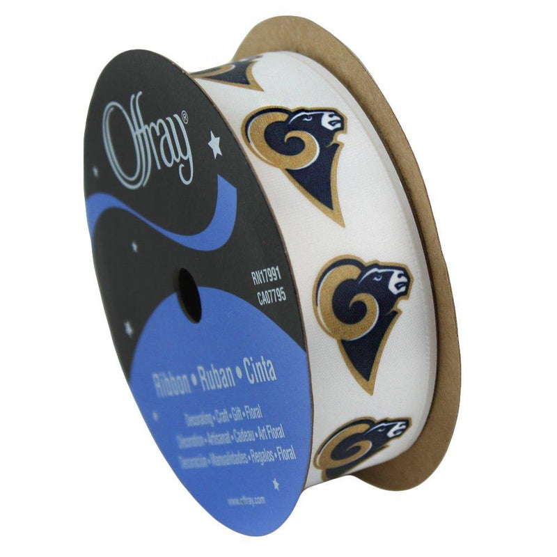 Rams NFL Printed Ribbon