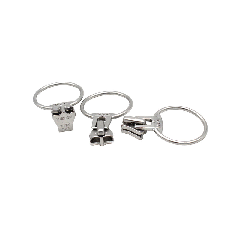 YKK ® #5  Vislon Nickel Ring Slider