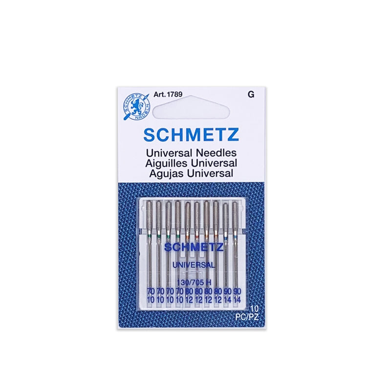 Schmetz Universal Assorted Ten-Pack Sizes 10-16