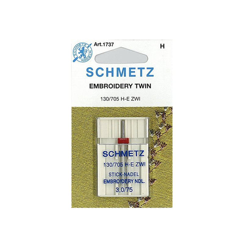 Schmetz Double Embroidery Needle - Size 3.0 75/11