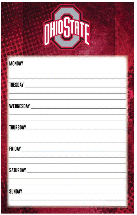 NCAA Turner Sports Weekly Planner