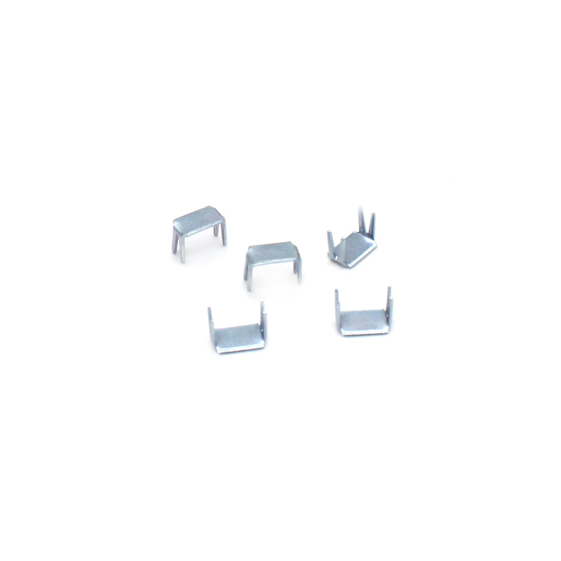 YKK Nickel Bottom Stops - 30 Per Pack