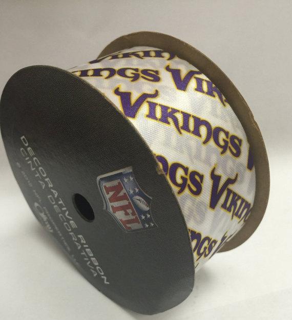 Vikings NFL Printed Ribbon