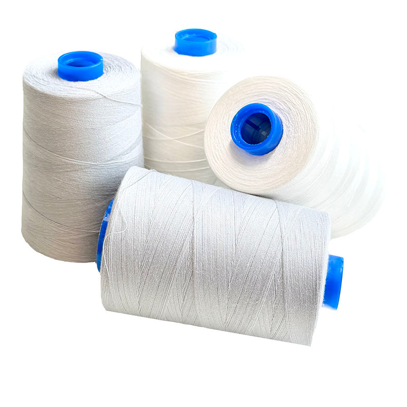 A & E - Perma Spun Tex 40 Thread 6000 yds. 4 Cones - 2 White - 2 Silver for $19.99. Free Shipping Included.