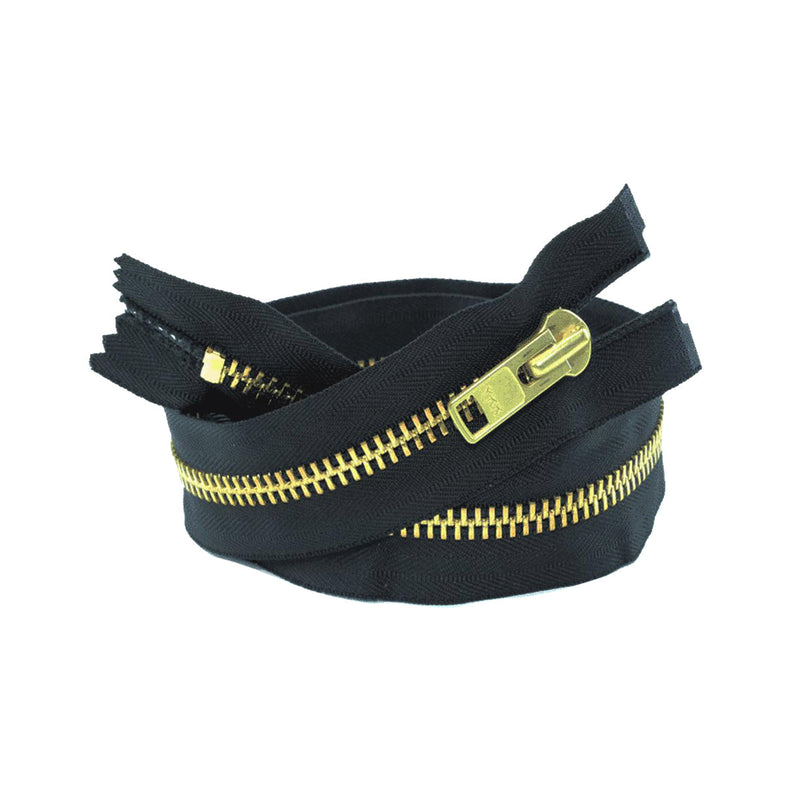 YKK® #10 Closed Bottom Zipper - Brass - 36"