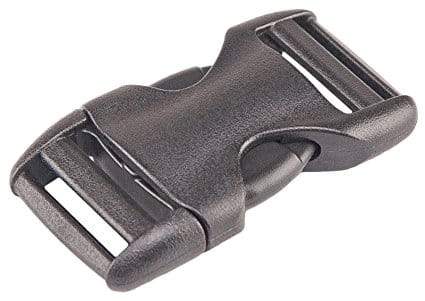 1 Inch YKK Flat Heavy Duty Dual Adjustable Side Release Plastic Buckles