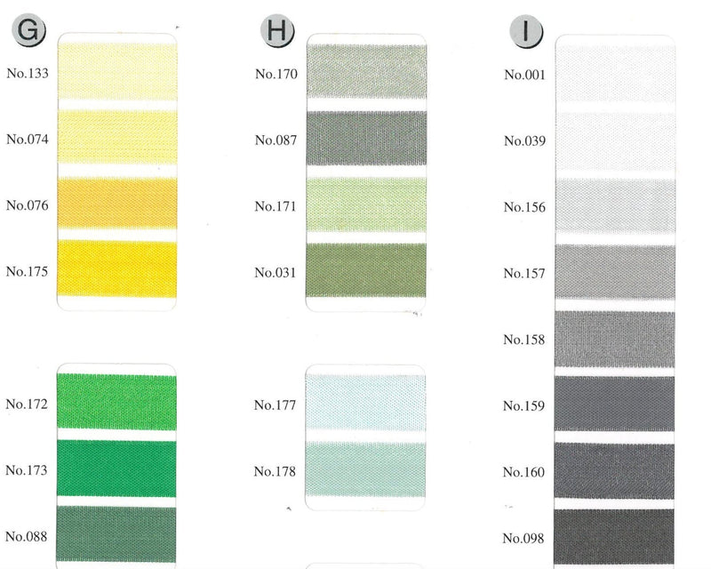 Seam Binding 2.0 Color Card