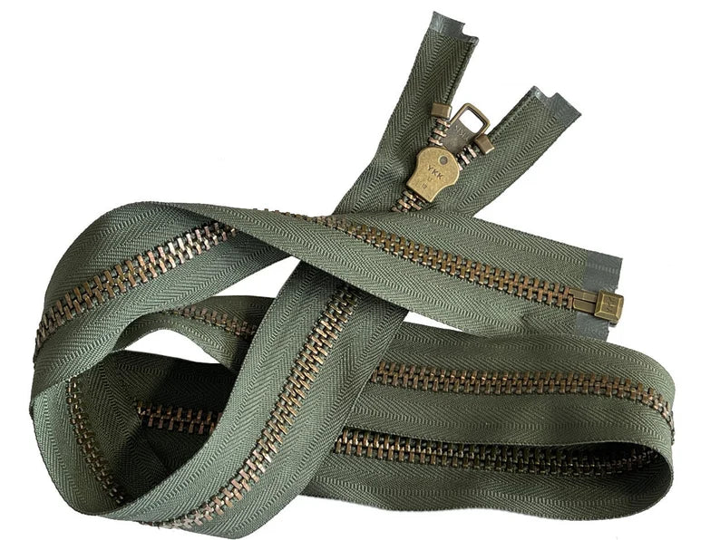 YKK® #10 Antique Brass Separating