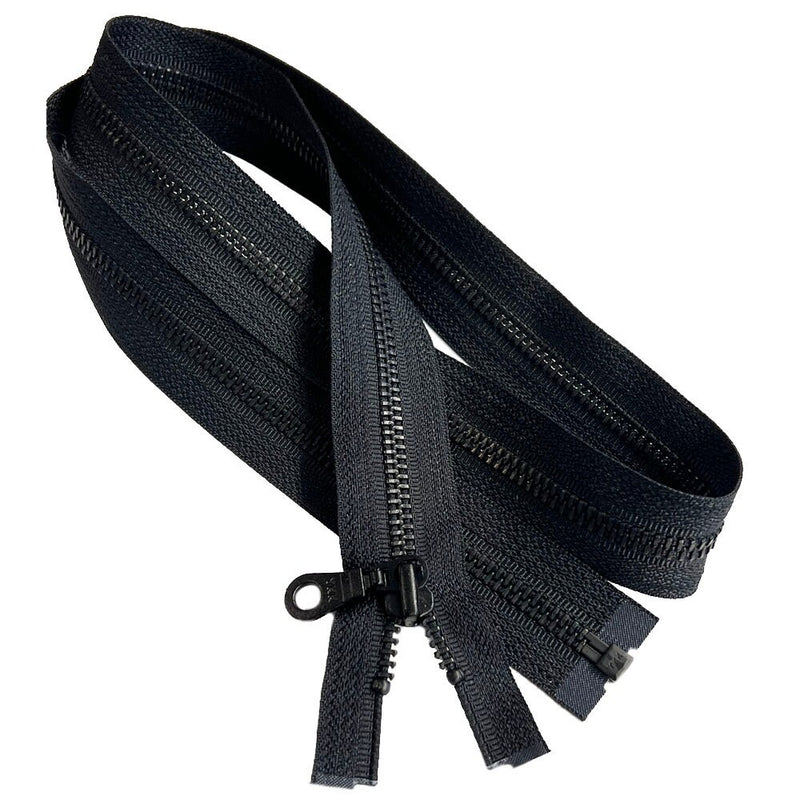 YKK #5 Black Ox Separating Zipper with Donut Pull