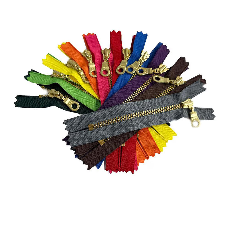 YKK® #4.5 Brass - Closed Bottom - Donut Pull