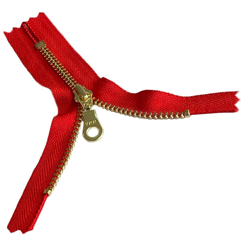 YKK® #4.5 Brass - Closed Bottom - Donut Pull