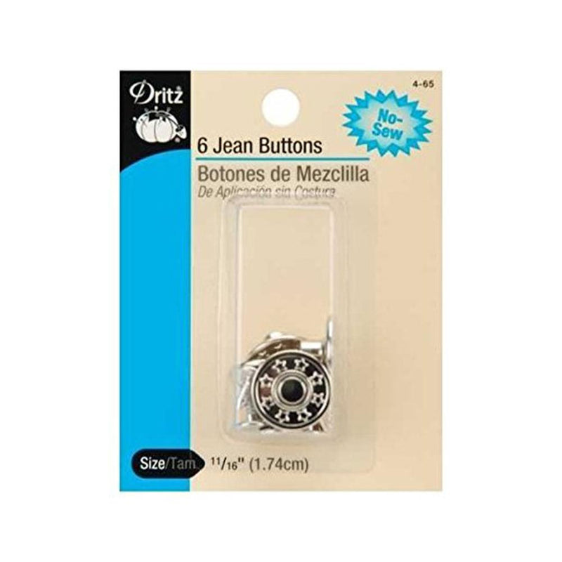 No-Sew Jean Buttons 5/8"