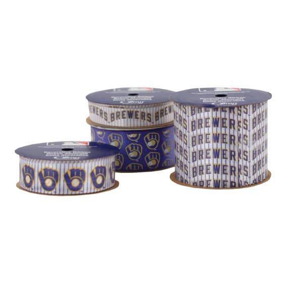 Mlb Ribbons Milwaukee Brewers MLB Ribbon — Zipper Stop