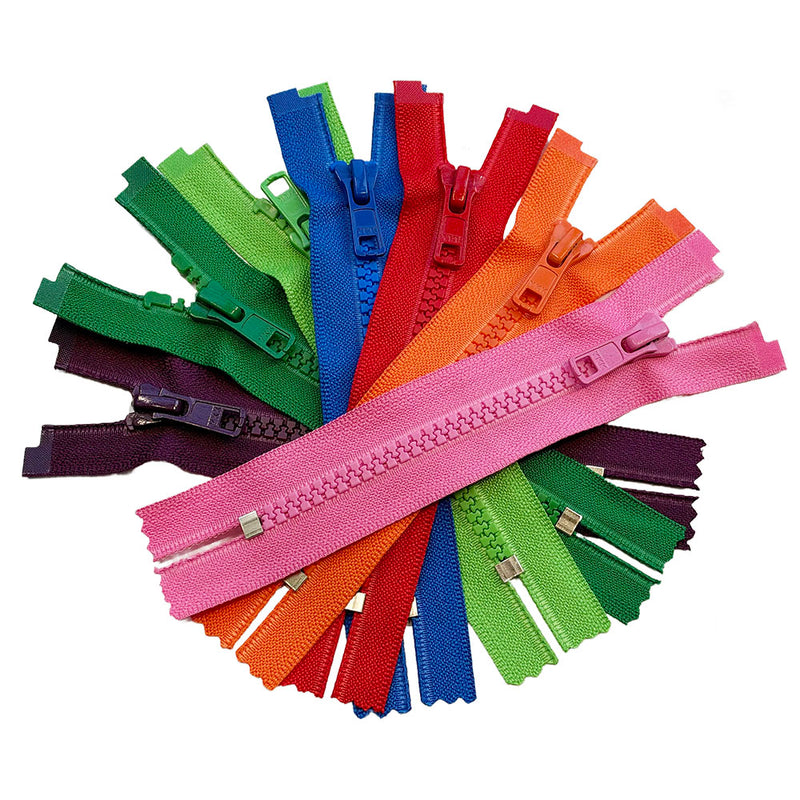 YKK® #5 Molded VISLON® Zippers - Closed Bottom