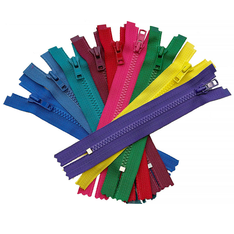 YKK® #3 Molded VISLON® Zippers - Closed Bottom