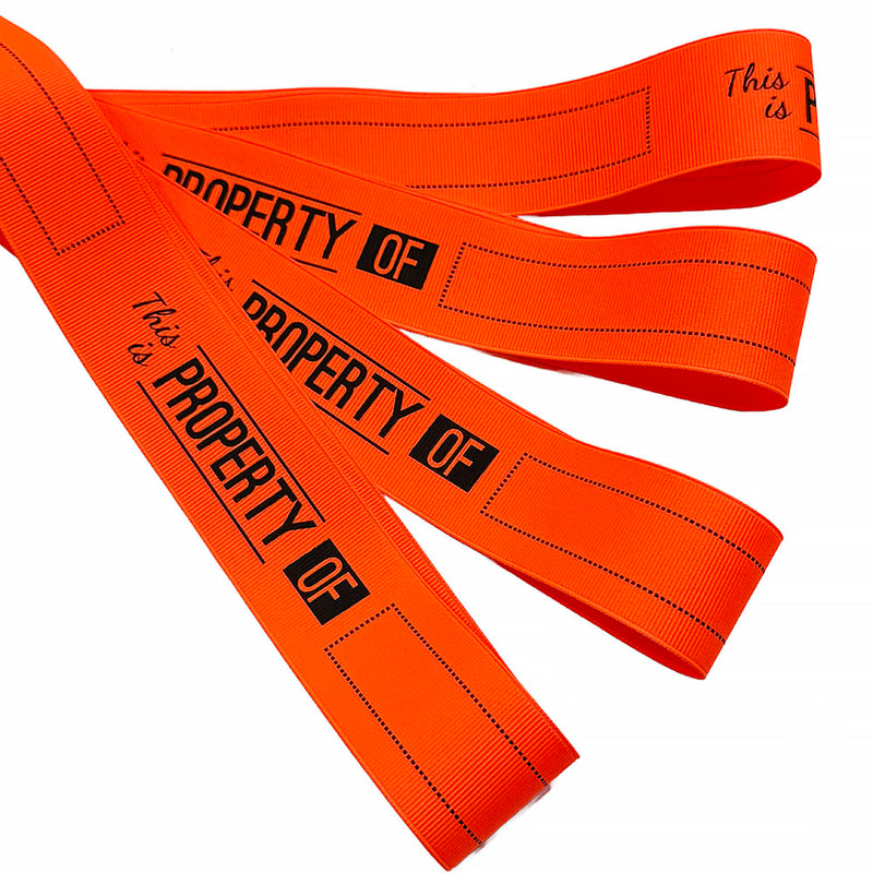 1 1/2" Luggage Name Tag Ribbon. 5 yards for $9.99.  Free Shipping Included on Clearance Sale !