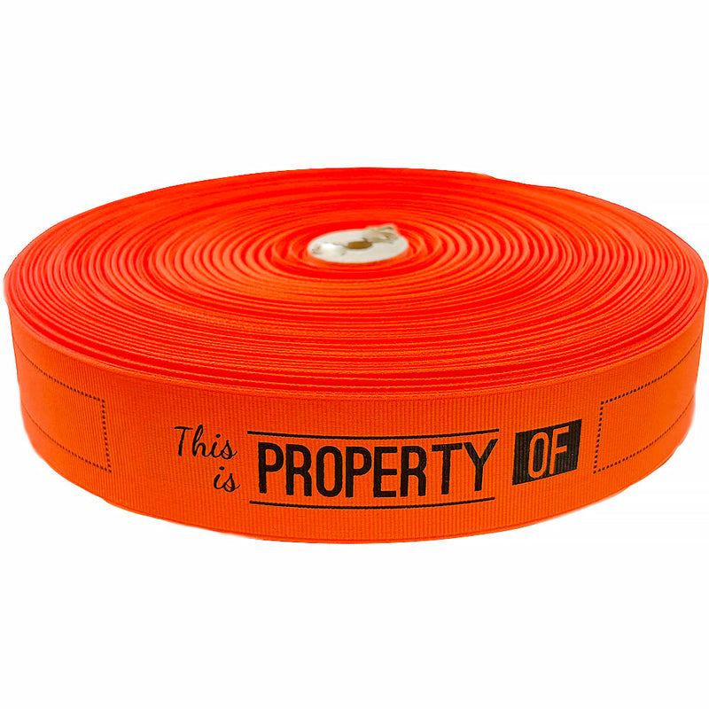 1 1/2" Luggage Name Tag Ribbon. 5 yards for $9.99.  Free Shipping Included on Clearance Sale !