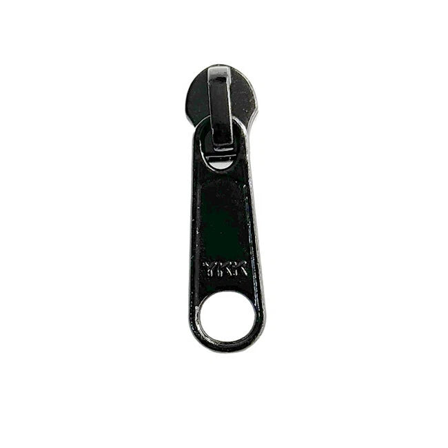 YKK® #3 Coil Reverse Bale Non-Locking Long Pull Slider in Black  - Used with #3 AquaGuard Coil Chain (Water Repellent)