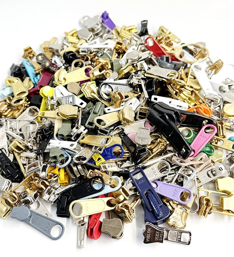2 Pounds of Assorted YKK Sliders - For $19.99 - Free Shipping !