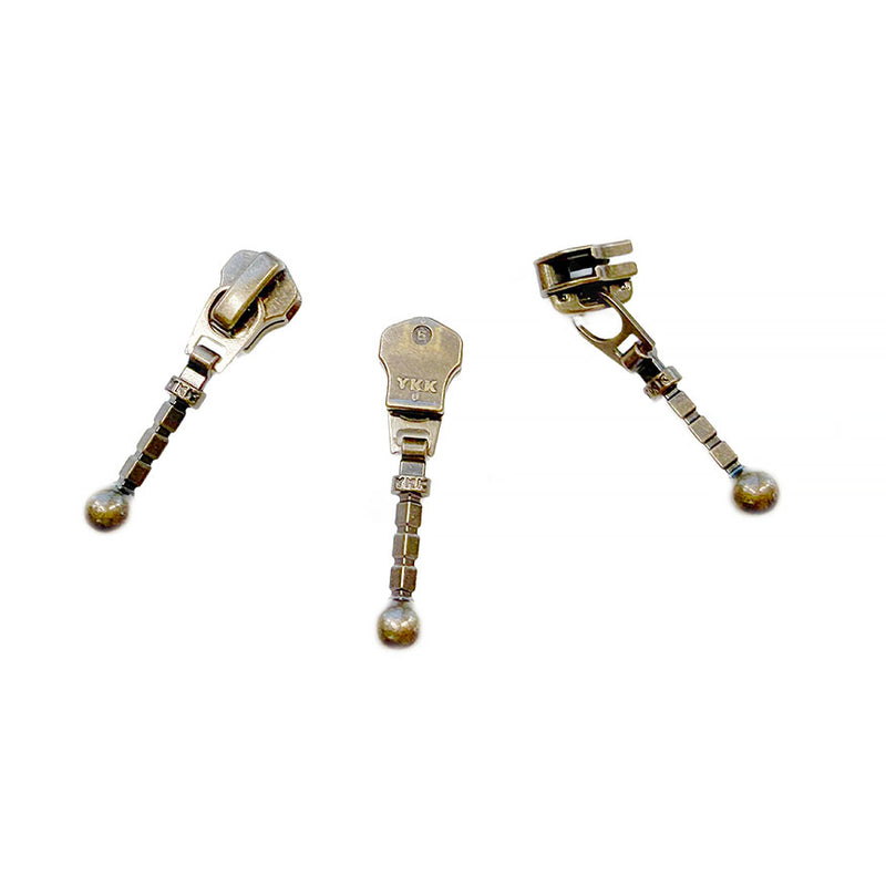 YKK® #5 Antique Brass Foxtail Slider