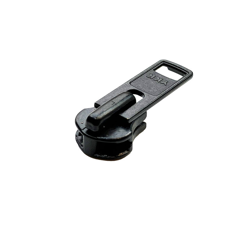 YKK #10 Black Ox Auto Lock Slider. Includes two top stops and one bottom stop.
