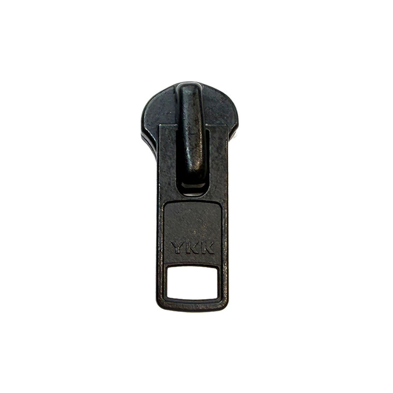 YKK® #10 Black Ox Auto Lock Slider - Two Top Stops - One Bottom Stop