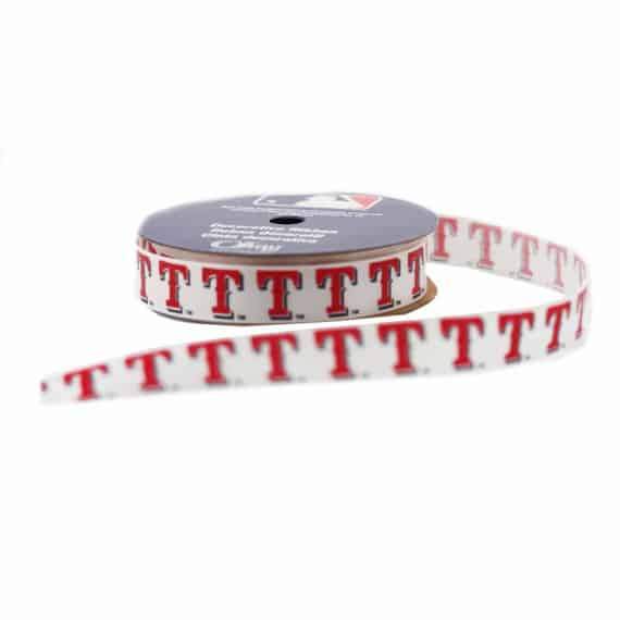 Renges Ribbon Texas Rangers MLB Ribbon — Zipper Stop
